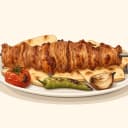 Olukbaşı Oğlak Çevirme Kebabı illüstrasyonu