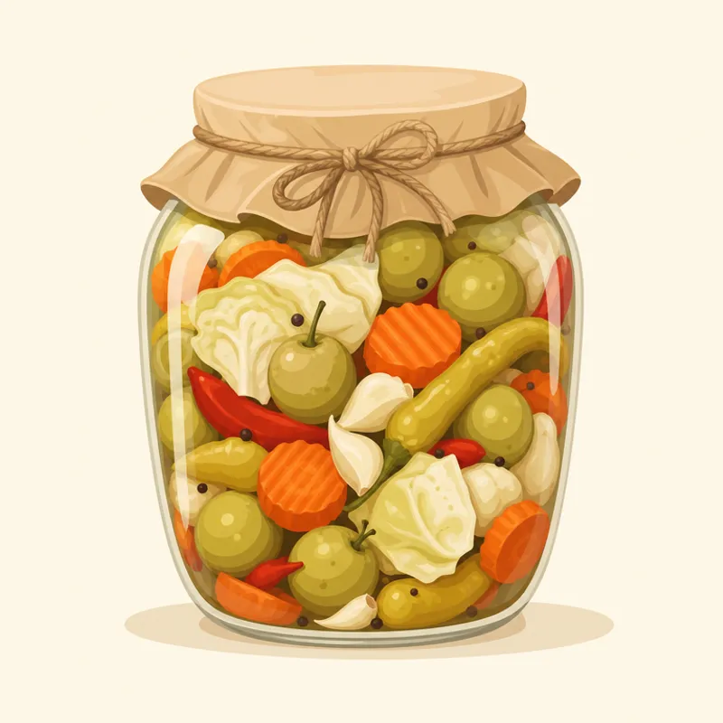 Ordu Kiraz Turşusu / Ordu Kiraz Tuzlaması illustration