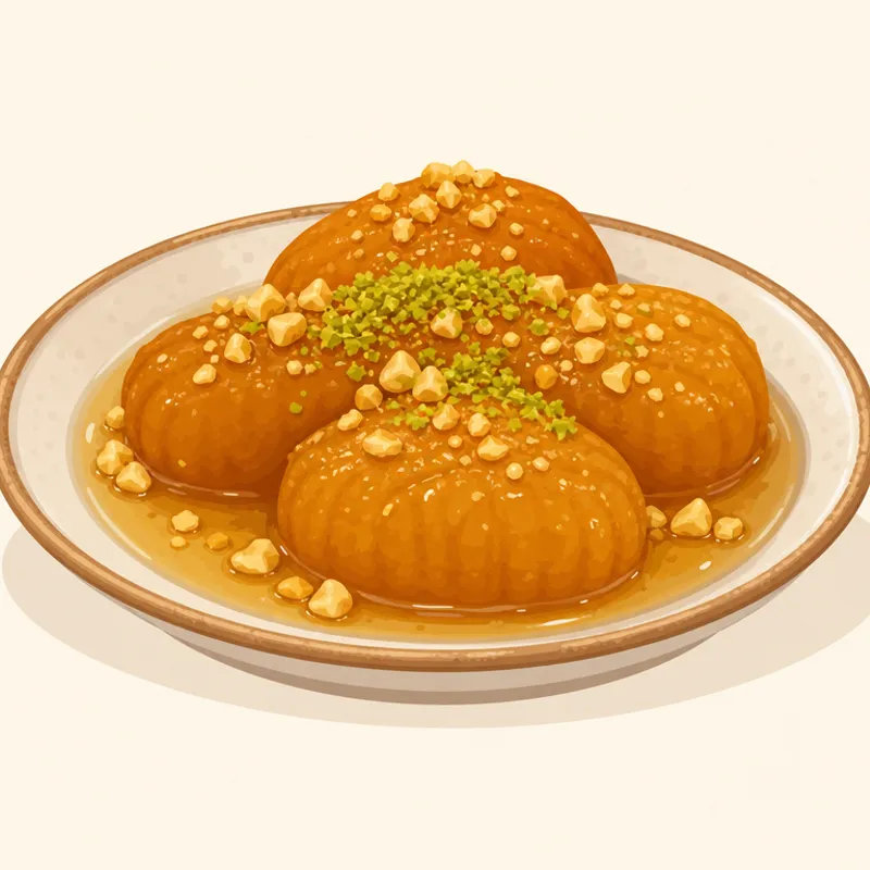 Osmancık Malak Tatlısı illustration