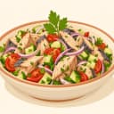 Palamut Salatası illustration