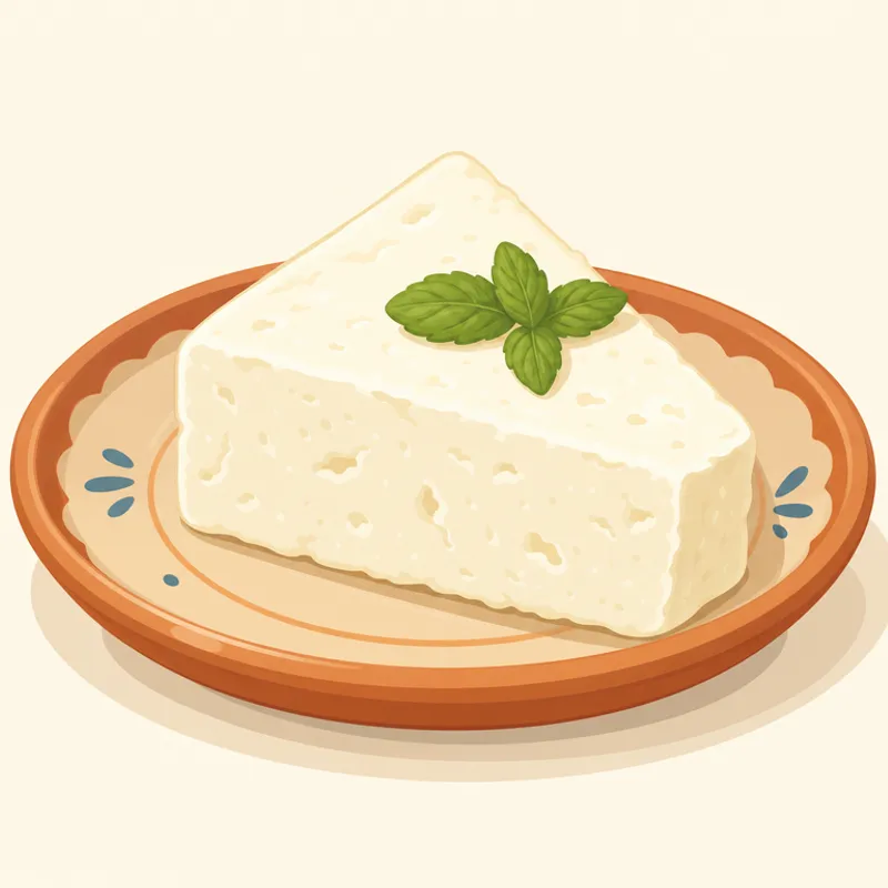 Peynir helvası illustration