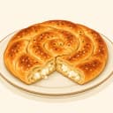 Peynirli Çörek illustration