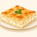 Peynirli Su Böreği illustration
