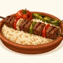 Pilavlı Tas Kebabı illustration