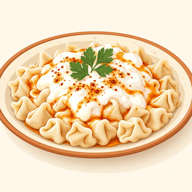 Pirinçli Bartın Mantısı / Bartın Pirinçli Mantısı illustration