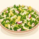 Radika(hindiba) Salatası illustration