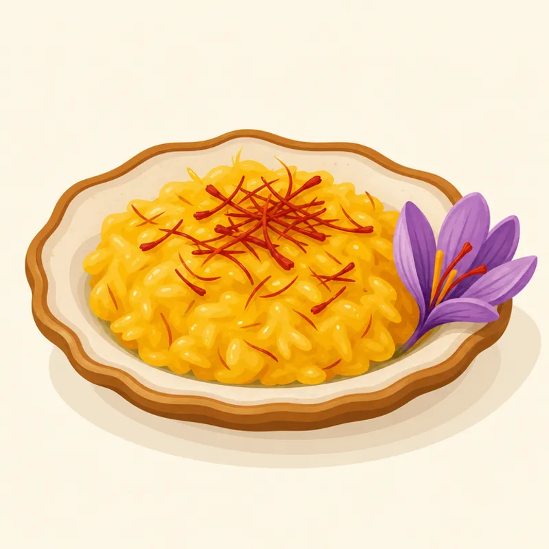 Safranbolu Safranı illustration