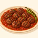 Salçalı Köfte illustration