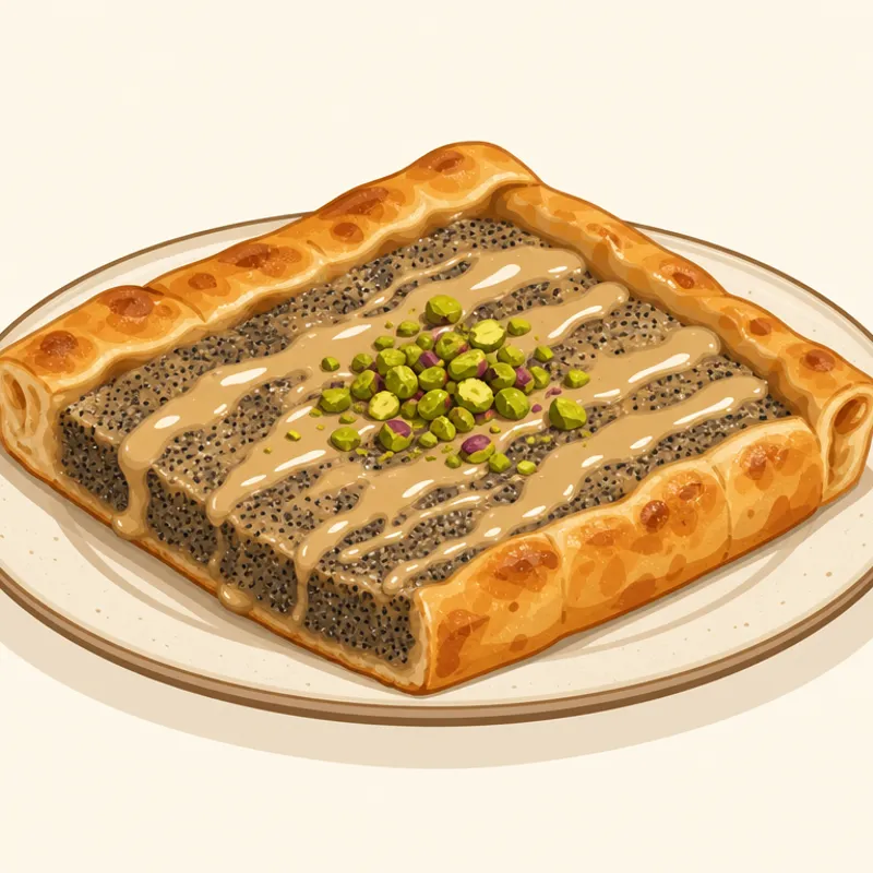 Sandıklı Haşhaşlı Tahinli Pidesi illustration