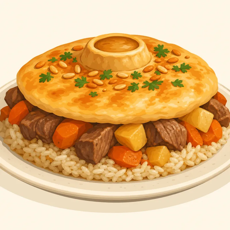 Sandıklı Kapama Yemeği illustration