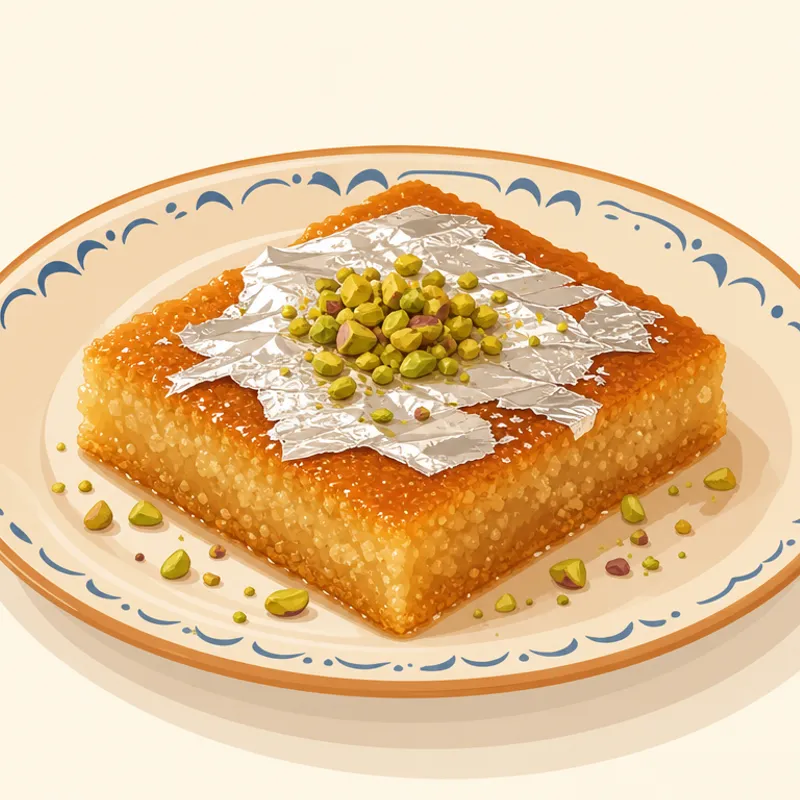 Siirt Varak Keek Tatlısı illustration