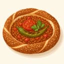 Simit (ince Bulgur) Kebabı illustration