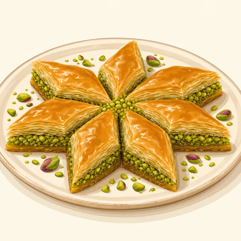 Sivrihisar Muska Baklavası illustration