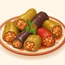 Subaşı Kuru Fasulyeli Biber Dolması (Tapkana Çuşka) illustration