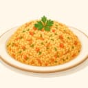 Süzme Bulgur Pilavı illustration