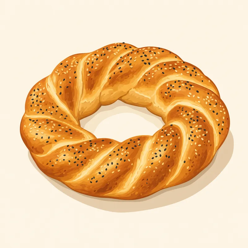 Tekirdağ Ramazan Çöreği illustration