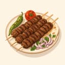 Tire Şiş Köfte illustration