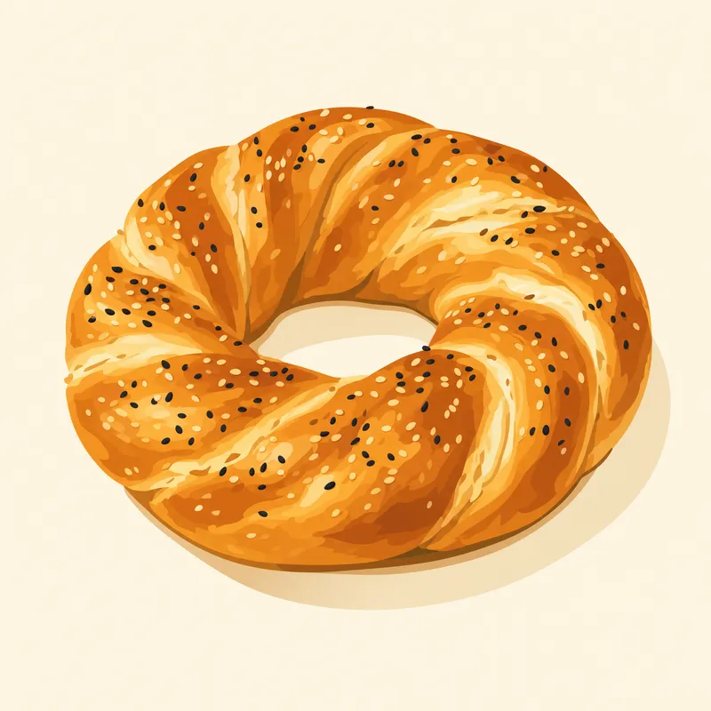 Tokat Çöreği illustration
