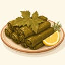 Tokat Narince Salamura Asma Yaprağı illustration