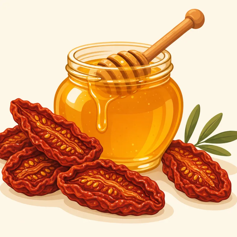 Torbalı Kuru Domatesi illüstrasyonu