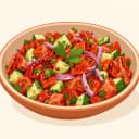 Toros Salatası Al Köz-al Göz illüstrasyonu