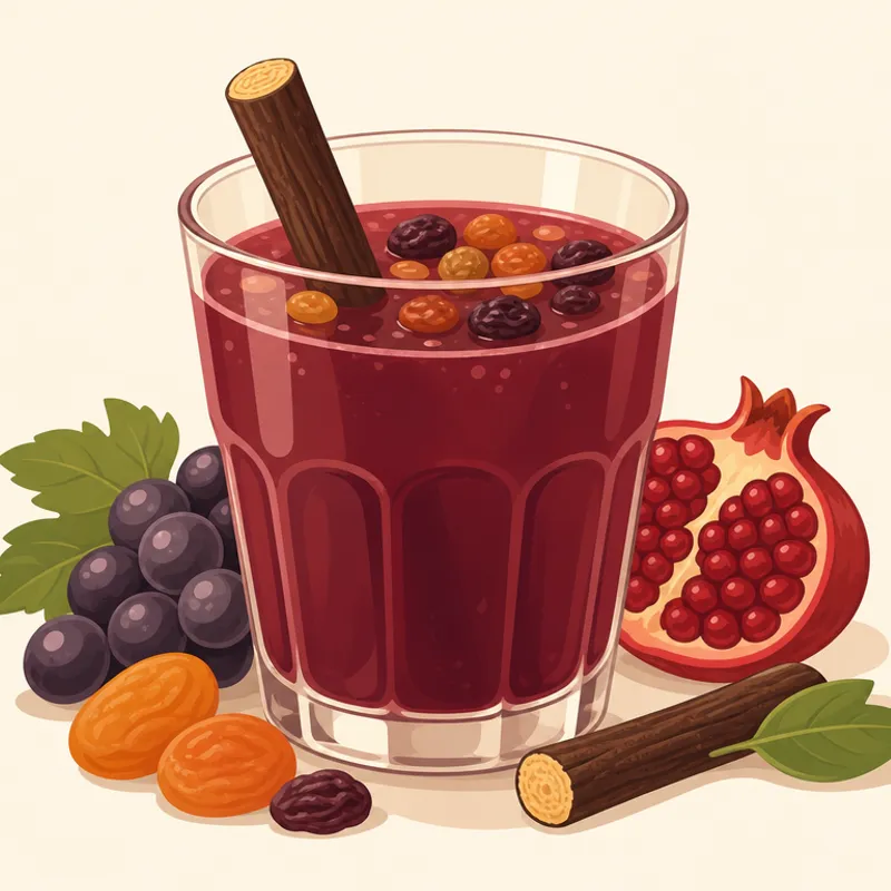 Urfa Meyan Şerbeti (Biyanbalı) illustration