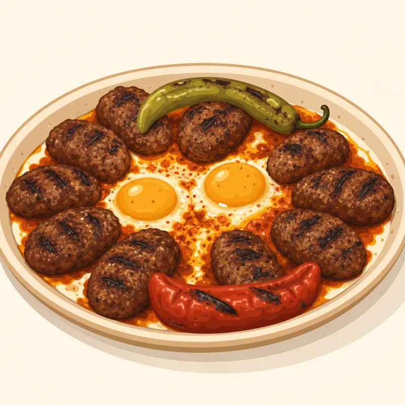 Urfa Yumurtalı Köfte illustration
