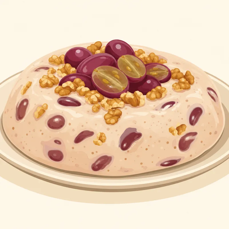 Üzüm Muhallebisi Pelemurşi (tatara) illustration