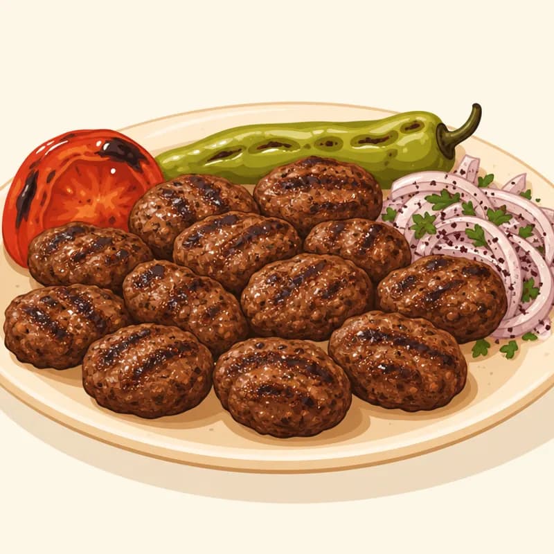 Van Kürt Köftesi illüstrasyonu