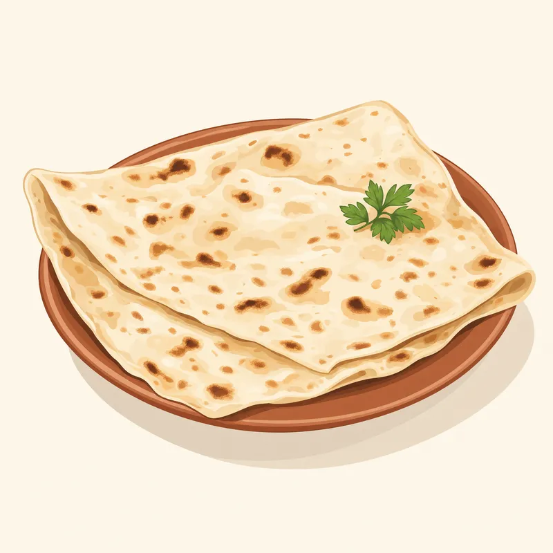Van Tandır Ekmeği / Lavaş Ekmek illüstrasyonu