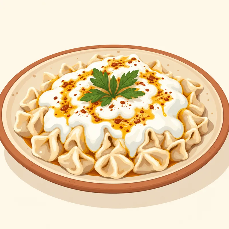 Yakakent Mantısı illustration