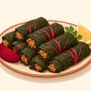 Yarmalı Karalahana (pancar) Sarması illüstrasyonu