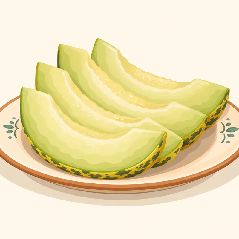 Yeşilçomlu Kavunu illustration