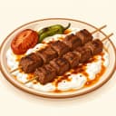 Yoğurtlu Kebap illüstrasyonu