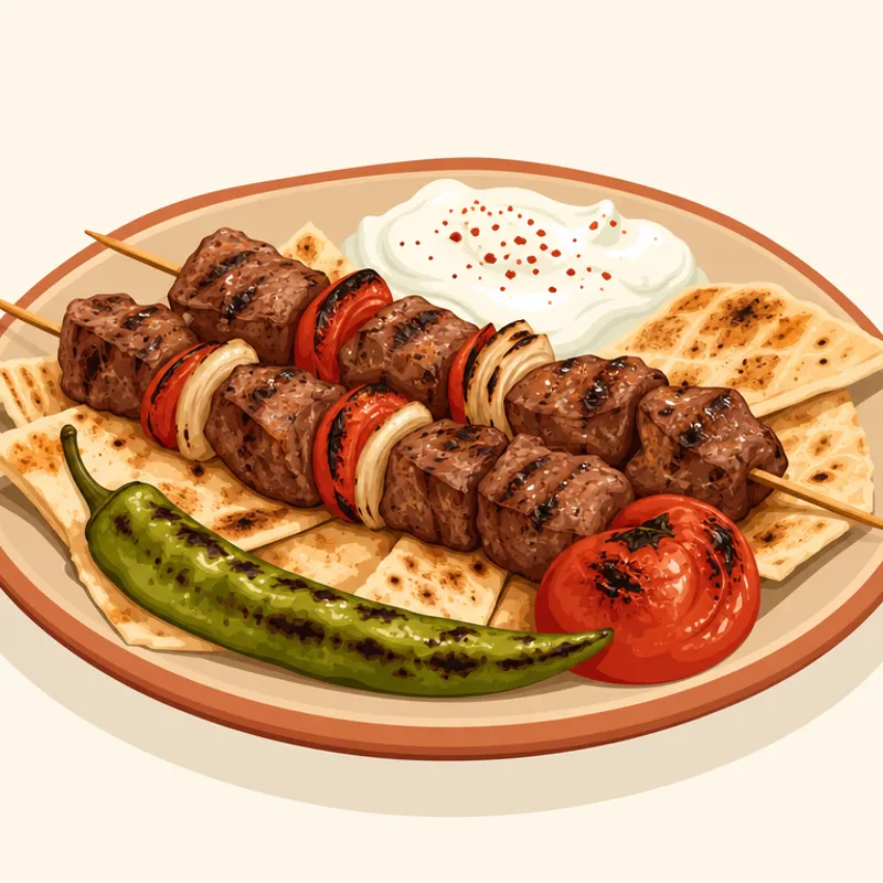Yozgat Desti Kebabı illustration