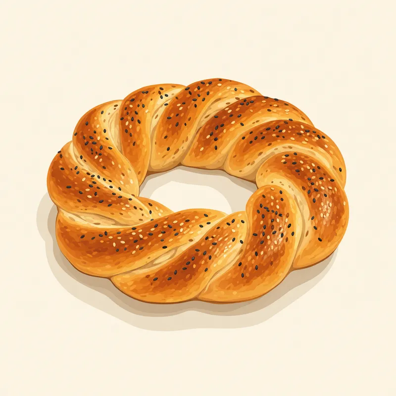 Yozgat Parmak Çöreği illustration