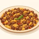 Yumurtalı Pürpürüm Kavurması illustration