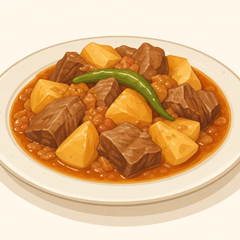 Zonguldak Malay Yemeği illustration