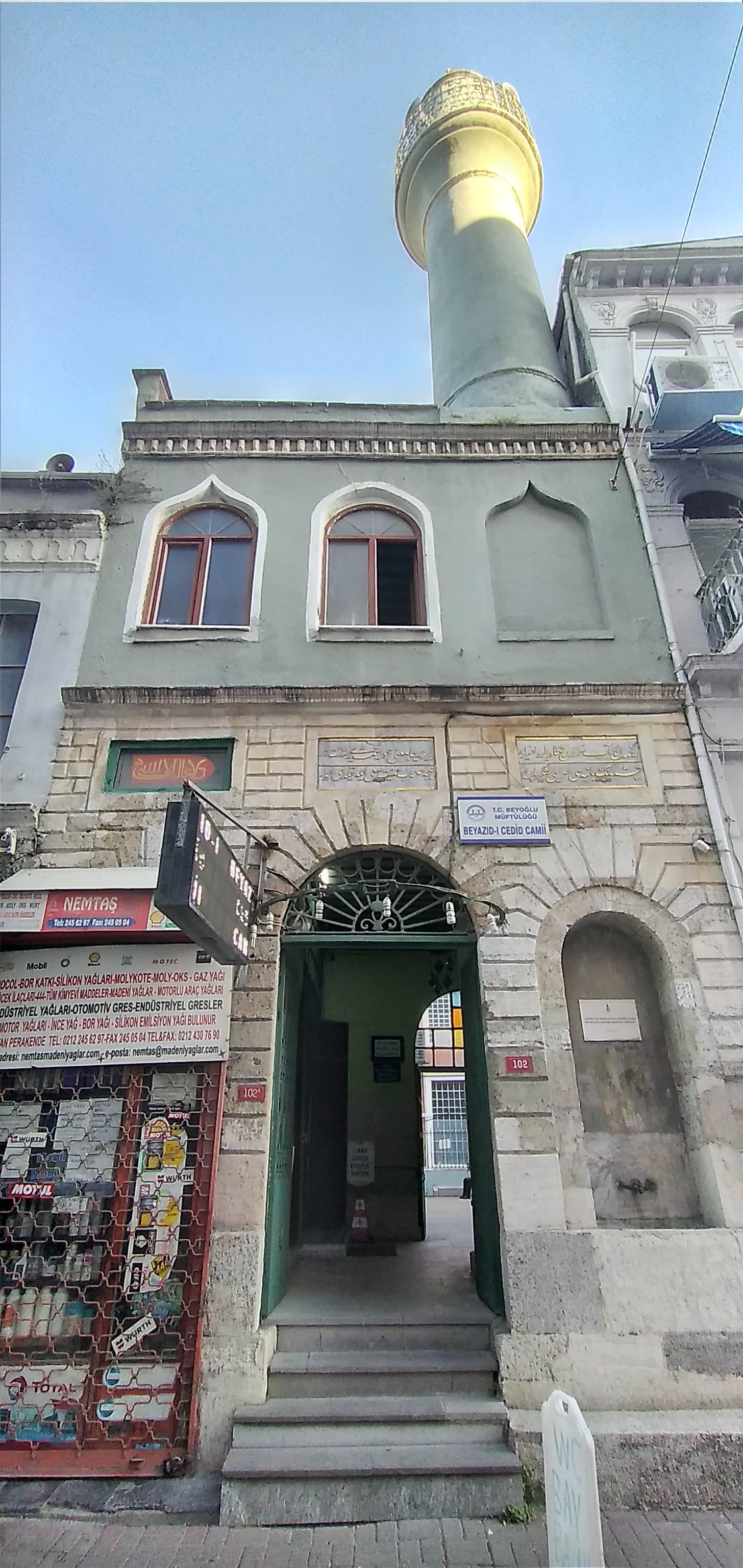 Bayezid-i Cedid Camii, Tophane