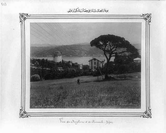 View of the Bosporus and the Rumeli Hisarı (fortress)