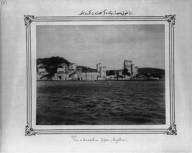 View of Anadolu Hisarı (fortress) from the sea