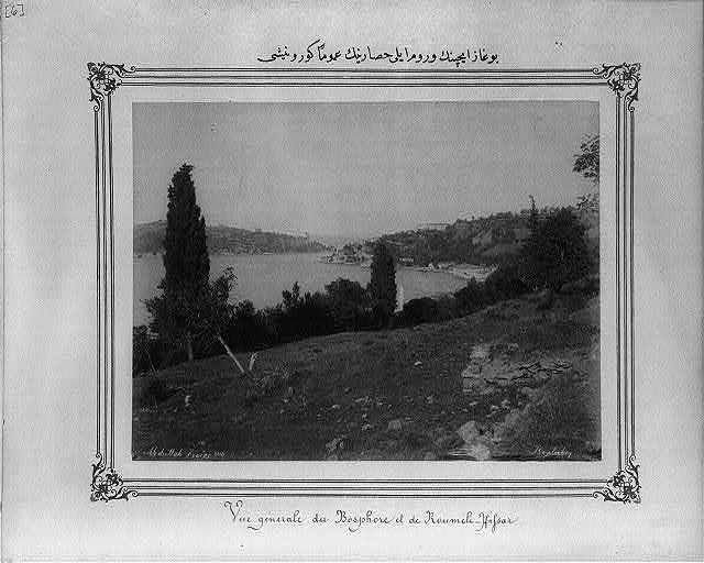General view of the Bosporus and Rumeli Hisarı (fortress)